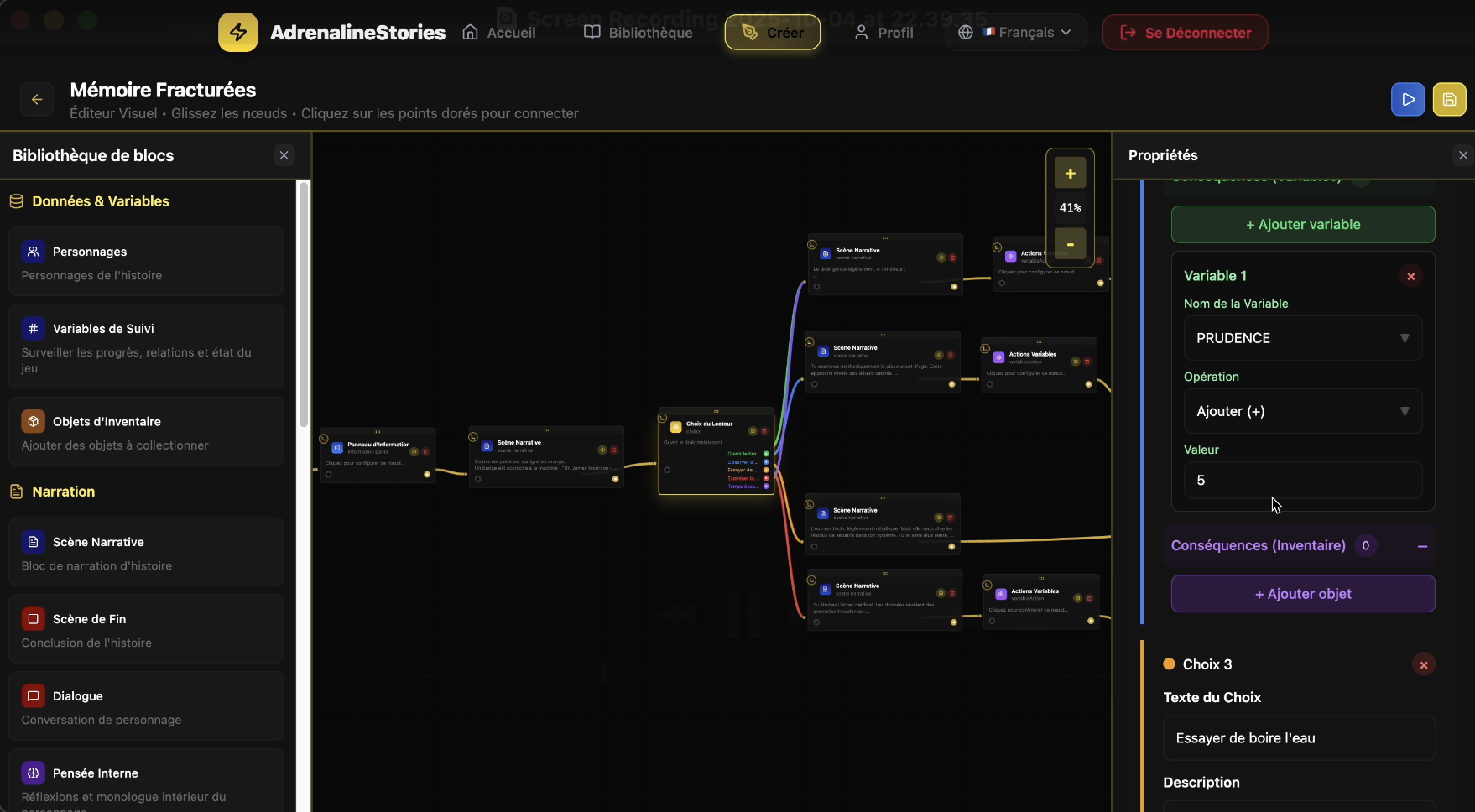 Adrenaline Stories Editor - PC Version